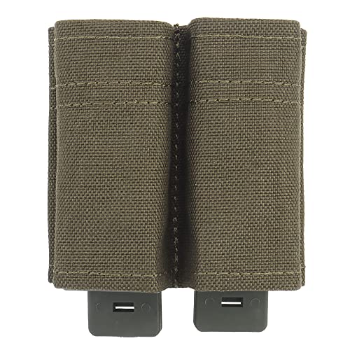 WarmHeartting MOLLE Magazinbeutel Doppelt Magazintasche Tasche Holster Aufbewahrung Nylon 9mm Magazinhalter taktisch Zubehör von WarmHeartting