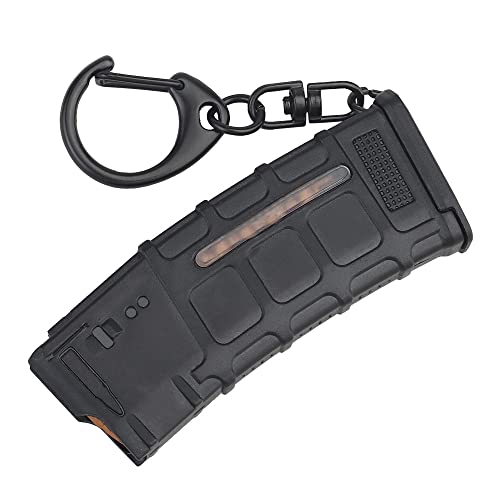 WarmHeartting Schlüsselanhänger mit Schlüsselringen, Mini 5,56 Magazin Form Taktischer Anhänger Ornamente für Armeefan Dekorative Kollektion WarmHeartting Schlüsselanhänger mit Schlüsselringen, Mini 5,56 Magazin Form Taktischer Anhänger Ornamente für Armeefan Dekorative Kollektion von WarmHeartting