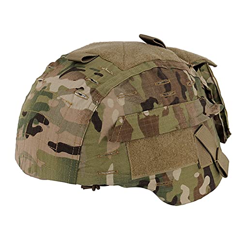 WarmHeartting Camouflage Taktisch Military Helm Abdeckung mit Gegengewichts Tasche für MICH2000 GEN2, Helm Airsoft Zubehör WarmHeartting Camouflage Taktisch Military Helm Abdeckung mit Gegengewichts Tasche für MICH2000 GEN2, Helm Airsoft Zubehör von WarmHeartting