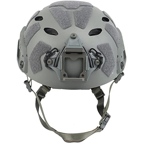 WarmHeartting Fast SF Super hoch Geschnittener taktischer Helm, atmungsaktiv, verstellbar, modular, für Airsoft-Jagd, Paintball, leichte Version WarmHeartting Fast SF Super hoch Geschnittener taktischer Helm, atmungsaktiv, verstellbar, modular, für Airsoft-Jagd, Paintball, leichte Version von WarmHeartting