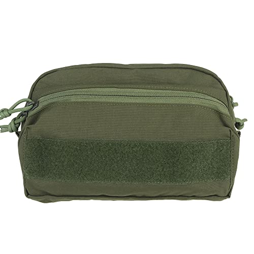 WarmHeartting Taktische CCS-Tasche im SS-Stil MKV Weste MOLLE-Befestigungs Tasche vorne Allzwecktasche gefüttert mit Loop Admin Pouch für Taktischer Ausrüstungs Gürtel Kummerbund Erweiterte von WarmHeartting