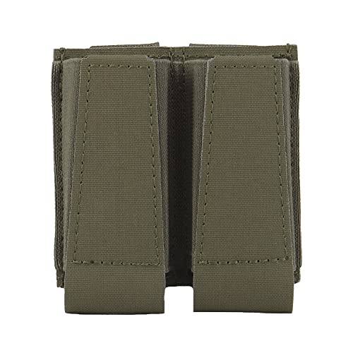 WarmHeartting Taktische offene MOLLE-Doppelmagazintasche, 9 mm Mag-Beutel, Holster, Mag-Träger, Jagdausrüstungshalter WarmHeartting Taktische offene MOLLE-Doppelmagazintasche, 9 mm Mag-Beutel, Holster, Mag-Träger, Jagdausrüstungshalter von WarmHeartting