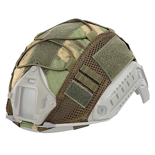WarmHeartting Taktischer Helmüberzug Tarnung Fast Helmbezug Helm Abdeckung Airsoft Helm Zubehör WarmHeartting Taktischer Helmüberzug Tarnung Fast Helmbezug Helm Abdeckung Airsoft Helm Zubehör von WarmHeartting