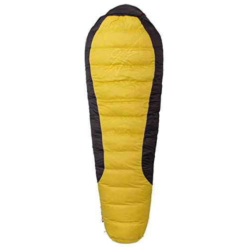 Warmpeace Viking 1200 Schlafsack, Yellow-Grey-Black, Links 195cm von Warmpeace