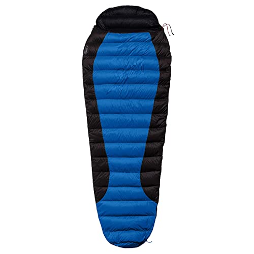 Warmpeace Viking 300 Schlafsack, Blue-Grey-Black, Links 180cm von Warmpeace