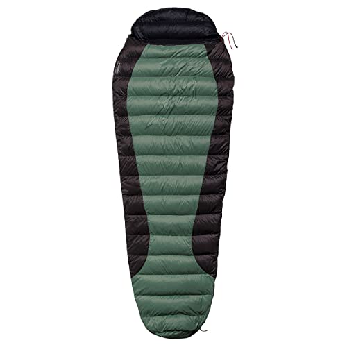 Warmpeace Viking 300 Schlafsack, Green-Grey-Black, Links 170cm von Warmpeace