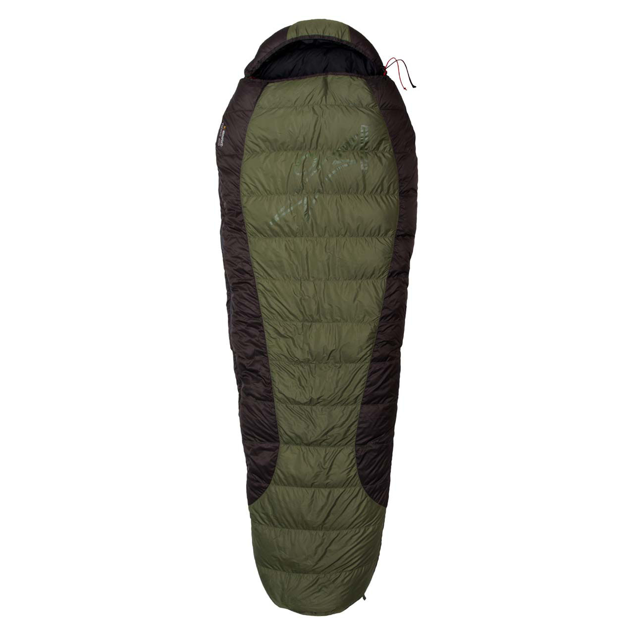 Warmpeace Viking 600 Daunenschlafsack - Olive/Grey, 170 Rechts von Warmpeace}