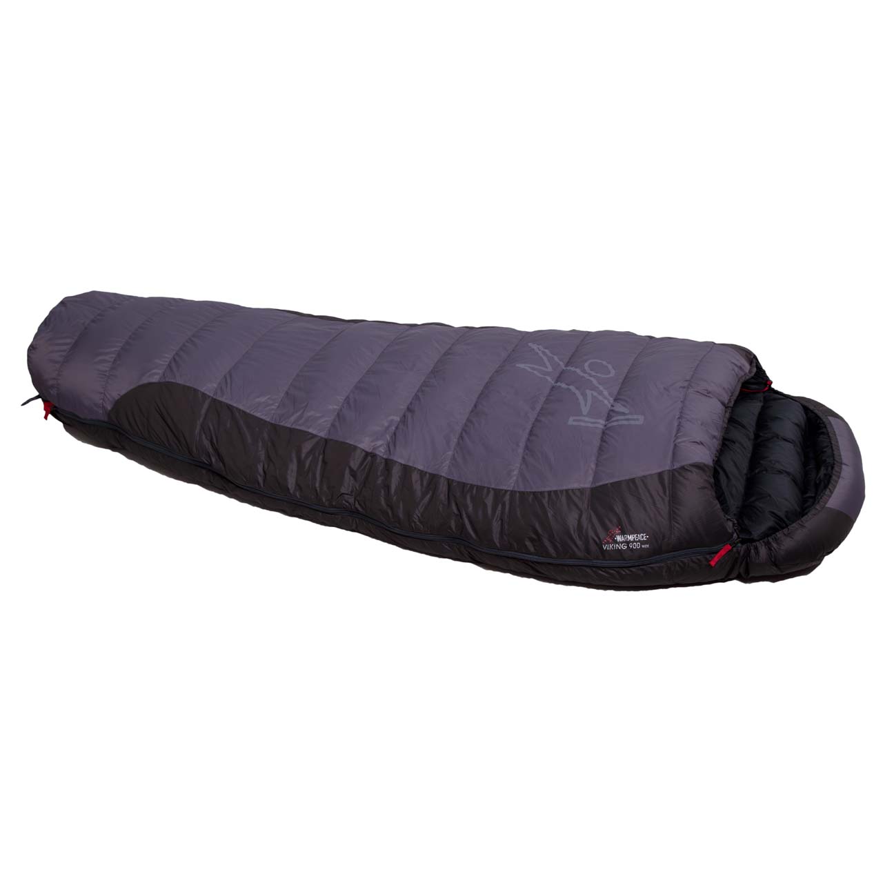 Warmpeace Viking 900 WIDE Komfortschlafsack - Iron/Grey, 195 cm (RV Links) von Warmpeace}