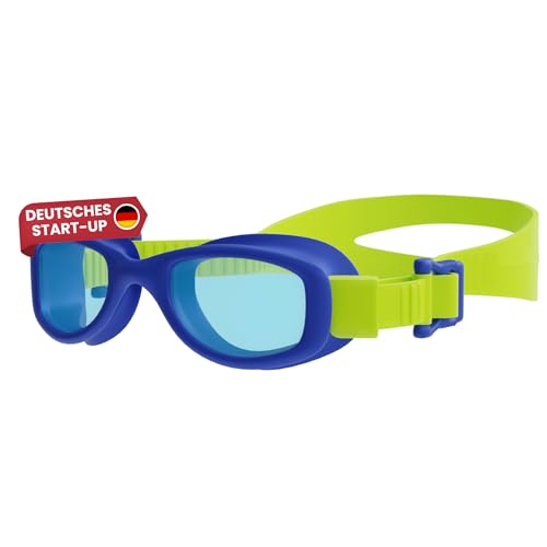 Wasserknirpse Schwimmbrille für Kinder ab 3 bis 8 Jahren - Silikondichtung Anti-Beschlag Beschichtung für Jungen - blau Wasserknirpse Schwimmbrille für Kinder ab 3 bis 8 Jahren - Silikondichtung Anti-Beschlag Beschichtung für Jungen - blau von Wasserknirpse