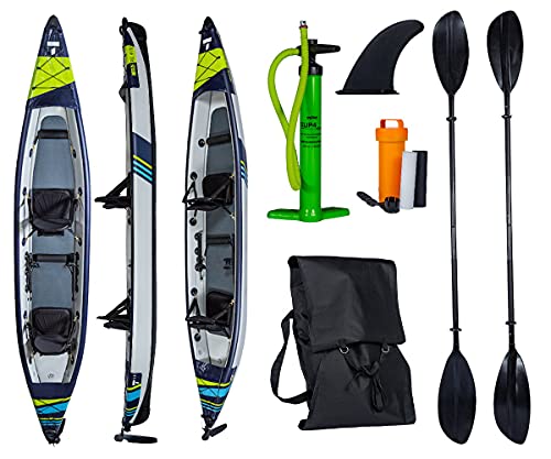 TAHE 21 Kayak AIR Breeze Full HP PRO Inflatable Kanau Tourenkajak 3 Personen 473cm TAHE 21 Kayak AIR Breeze Full HP PRO Inflatable Kanau Tourenkajak 3 Personen 473cm von Wassersport