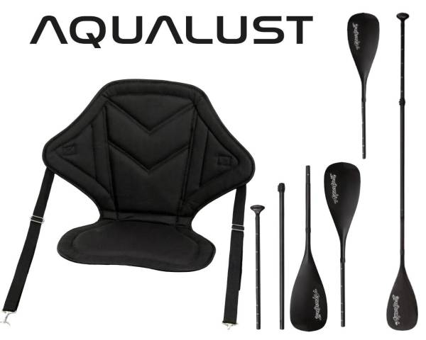 AQUALUST Kajak Sitz + Dual Tech Paddle SUP Board Paddel 2-in-1 iSUP AQUALUST Kajak Sitz + Dual Tech Paddle SUP Board Paddel 2-in-1 iSUP von WassersportEuropa