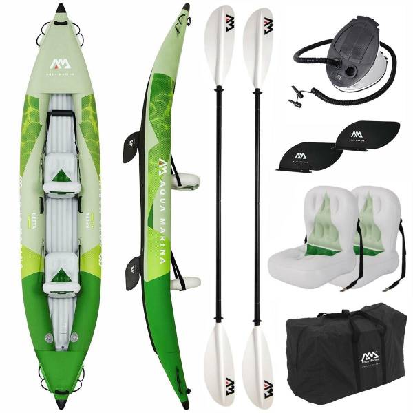 Aqua Marina BETTA 412cm Kayak Set 2 Personen 13'6'' aufblasbar Kanu Tourenkaj Aqua Marina BETTA 412cm Kayak Set 2 Personen 13'6'' aufblasbar Kanu Tourenkaj von WassersportEuropa