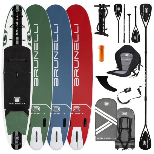BRUNELLI 12.0 Woven X Fusion Double Layer SUP Board Stand Up Paddle Set 365cm von WassersportEuropa