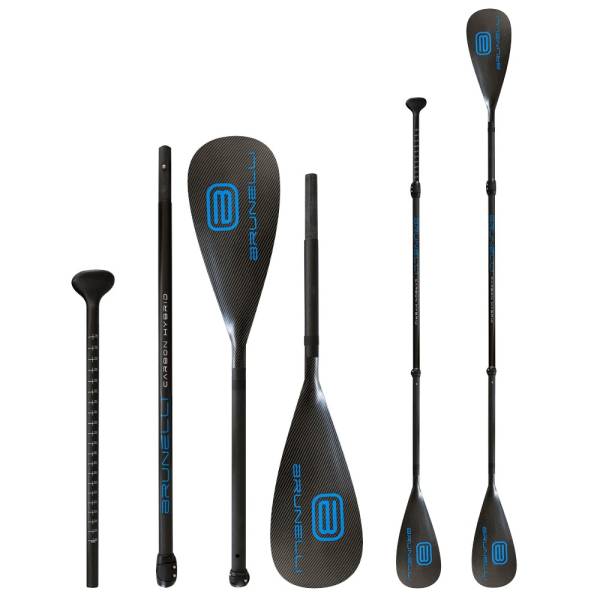 BRUNELLI CARBON HYBRID Kajak Dual Tech Paddle 2-in-1 SUP Paddel 180-220cm von WassersportEuropa