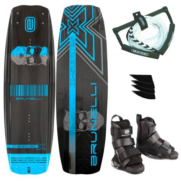BRUNELLI CARBON Wakeboard Package 138 cm Wake Binding Wakeboardbindung BRUNELLI CARBON Wakeboard Package 138 cm Wake Binding Wakeboardbindung von WassersportEuropa