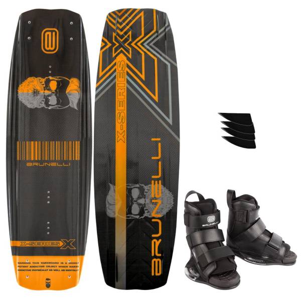 BRUNELLI CARBON Wakeboard SET 138 cm Wake Binding Wakeboardbindung BRUNELLI CARBON Wakeboard SET 138 cm Wake Binding Wakeboardbindung von WassersportEuropa