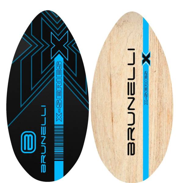Skimboard BRUNELLI Holz Beach Wood Skim Board 39" (99cm) blue von WassersportEuropa
