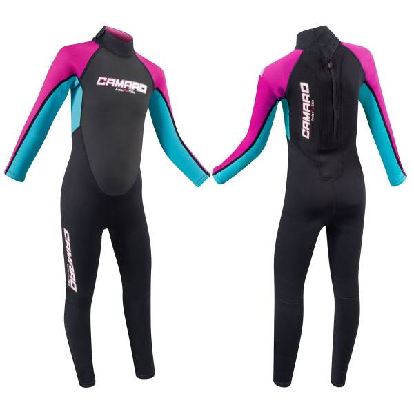 CAMARO Juniors Flex Overall REVO Girl 3/2mm Fullsuit Kinder Neopren Schwimmanzug von WassersportEuropa