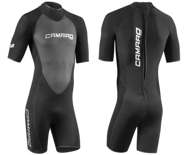 CAMARO Neopren Shorty Herren Flex Skin super Stretch Surfanzug Neoprenanzug b... von WassersportEuropa