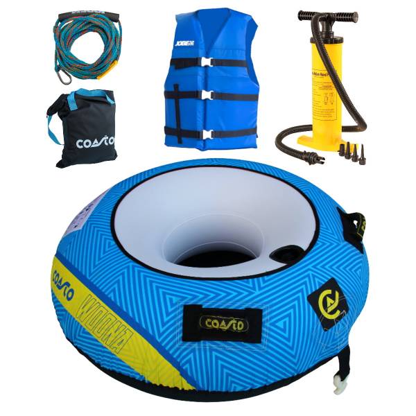 COASTO WOONA 1P Towable Reifen Schleppring inkl. Universal Weste Leine & Pumpe COASTO WOONA 1P Towable Reifen Schleppring inkl. Universal Weste Leine & Pumpe von WassersportEuropa