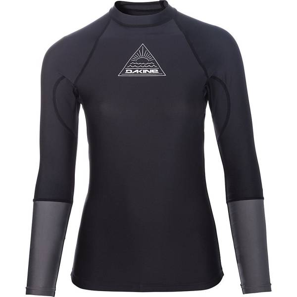 Dakine FLOW Damen Lycra Rash Guard Surfshirt Longsleeve Black von WassersportEuropa