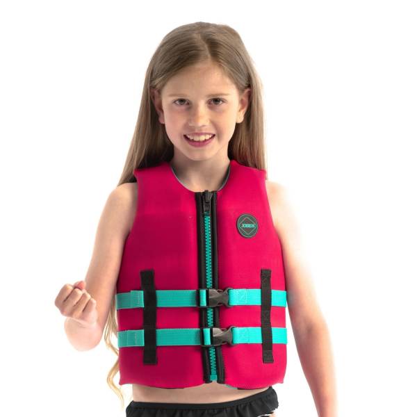 JOBE Neopren Vest Kids Neo Vest Kinder Schwimmweste Neoprenwest Hot Pink von WassersportEuropa