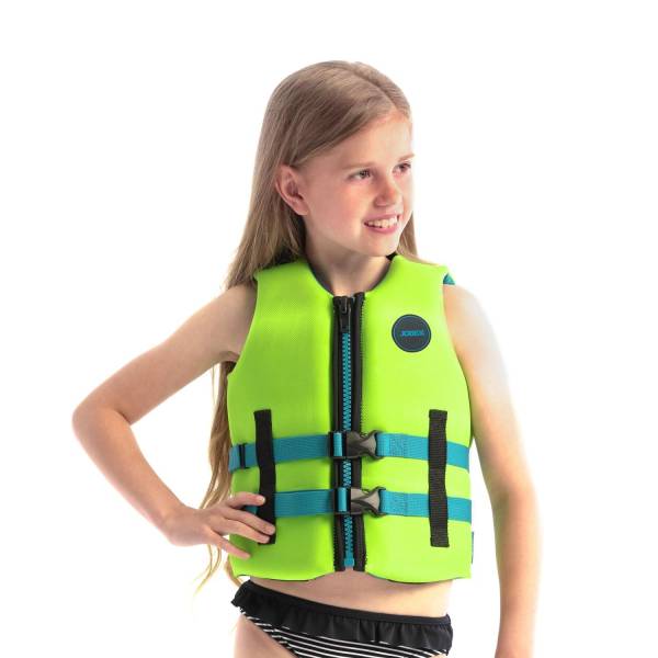 JOBE Neopren Vest Kids Neo Vest Kinder Schwimmweste Neoprenwest green von WassersportEuropa