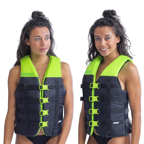 Jobe Dual Vest Nylon Vest Schwimmweste Bootsweste Wasserski Weste green von WassersportEuropa