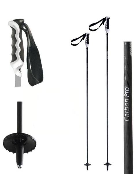 Komperdell Alpin Skistock Carbon Black CARBON SKISTÖCKE Duplo-Griff Komperdell Alpin Skistock Carbon Black CARBON SKISTÖCKE Duplo-Griff von WassersportEuropa