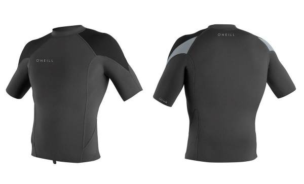 O'Neill Recator II 1mm S/S Top 100% Super Stretch Neopren Oberteil Shirt von WassersportEuropa