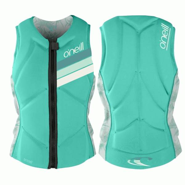 O'Neill Wms Slasher Comp Vest Damen Wakeboard Weste Protektor Neopren opal von WassersportEuropa