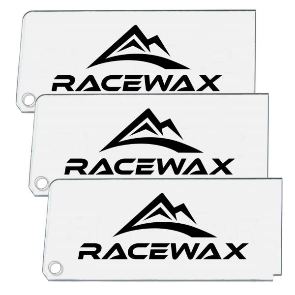 RaceWax Plexi Ski Wachs-Abziehklinge 3mm Wachsabzieher 3er Set von WassersportEuropa