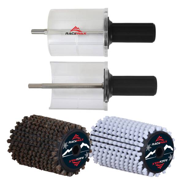 RaceWax Roto Bürste Nylon Rosshaar Set Rotorbürste 100mm Rotobürste Speed Stick RaceWax Roto Bürste Nylon Rosshaar Set Rotorbürste 100mm Rotobürste Speed Stick von WassersportEuropa