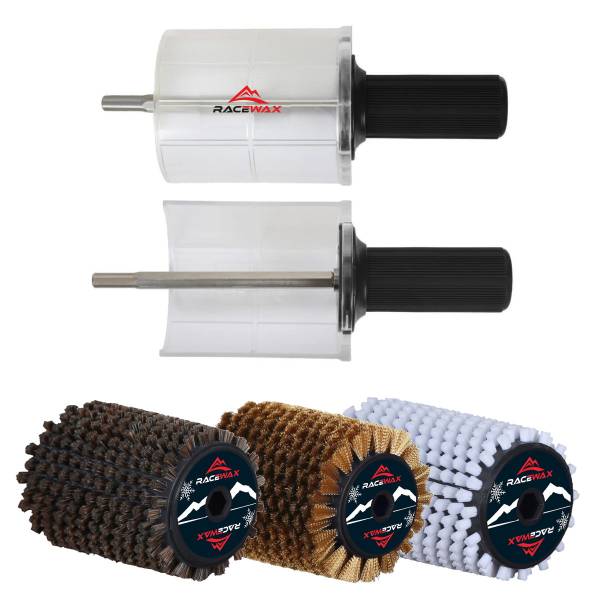RaceWax Roto Bürsten Set Nylon Rosshaar Kupfer Rotorbürste 120mm SpeedStick RaceWax Roto Bürsten Set Nylon Rosshaar Kupfer Rotorbürste 120mm SpeedStick von WassersportEuropa