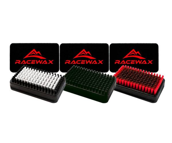RaceWax Skibürsten Bürste Ski 3er Set mit Nylonbürste, Rosshaarbürste u. Kupf... RaceWax Skibürsten Bürste Ski 3er Set mit Nylonbürste, Rosshaarbürste u. Kupf... von WassersportEuropa