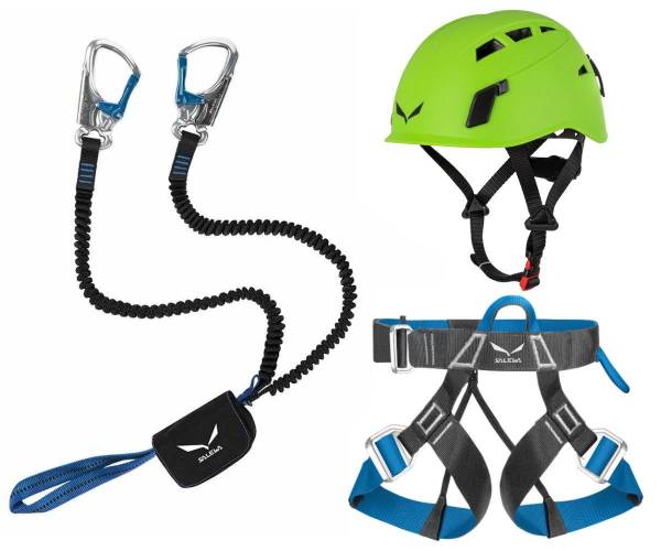 SALEWA Klettersteigset Via Ferrata Premium Attac, Evo Klettergurt & Toxo 3.0 ... von WassersportEuropa