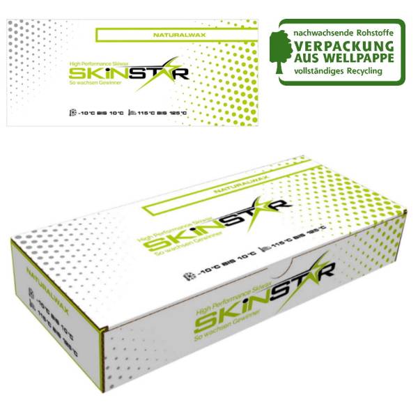 SKINSTAR NATURAL WAX Ski Langlauf Snowboard Wachs Touren Ski Wax 250g SKINSTAR NATURAL WAX Ski Langlauf Snowboard Wachs Touren Ski Wax 250g von WassersportEuropa