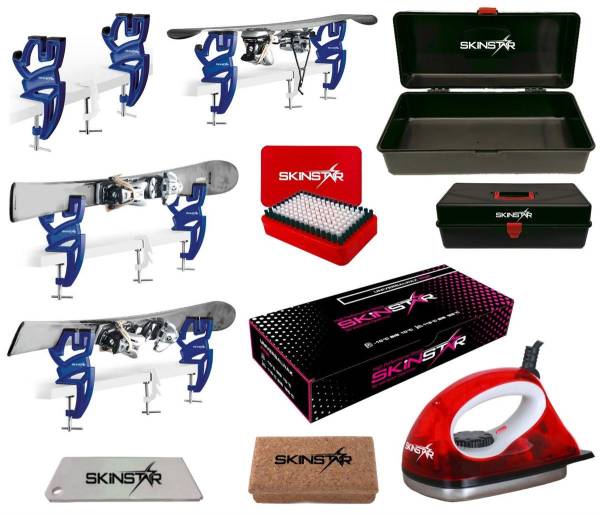 SKINSTAR Skipflege Skiwachs-Set Professional Skispanner Wachseisen Wachs inkl... SKINSTAR Skipflege Skiwachs-Set Professional Skispanner Wachseisen Wachs inkl... von WassersportEuropa