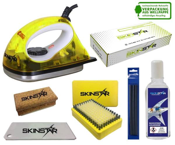 SKINSTAR Skiwachs Starter Set Natural Wax Bürste Reiniger Belag ausbessern 7pcs SKINSTAR Skiwachs Starter Set Natural Wax Bürste Reiniger Belag ausbessern 7pcs von WassersportEuropa