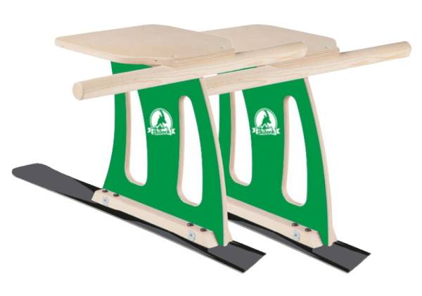 SkiBock XL Skirodel 2er Bausatz Schlitten Ski Schnee Rodel Winter Bastelset grün SkiBock XL Skirodel 2er Bausatz Schlitten Ski Schnee Rodel Winter Bastelset grün von WassersportEuropa