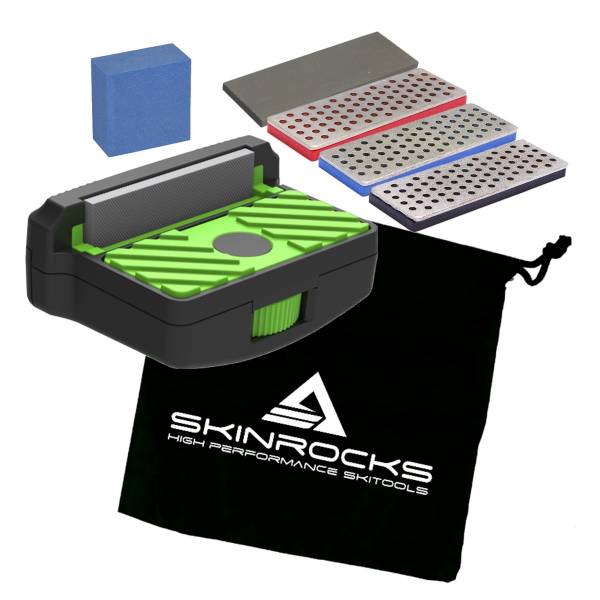 SkinRocks Elite X EDGE Kantenschleifer Ski Snowboard Profi Edger Set 85°-90° von WassersportEuropa