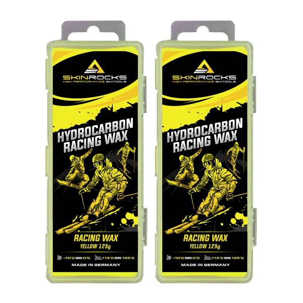 SkinRocks Hydrocarbon Racing Wachs Ski Langlauf Snowboard Profi Wax Gelb 250g SkinRocks Hydrocarbon Racing Wachs Ski Langlauf Snowboard Profi Wax Gelb 250g von WassersportEuropa