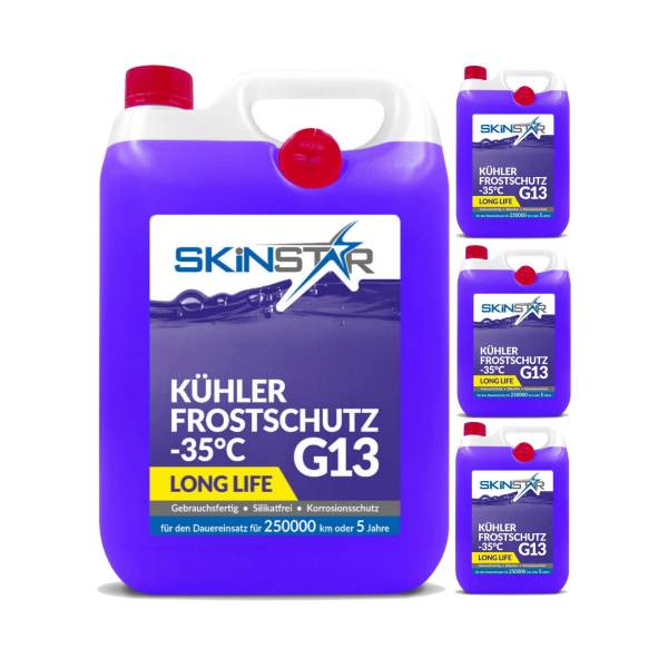 SkinStar Antifreeze G13 Kühlerfrostschutz -35°C Kühlmittel Kühlflüssigkeit Auto SkinStar Antifreeze G13 Kühlerfrostschutz -35°C Kühlmittel Kühlflüssigkeit Auto von WassersportEuropa