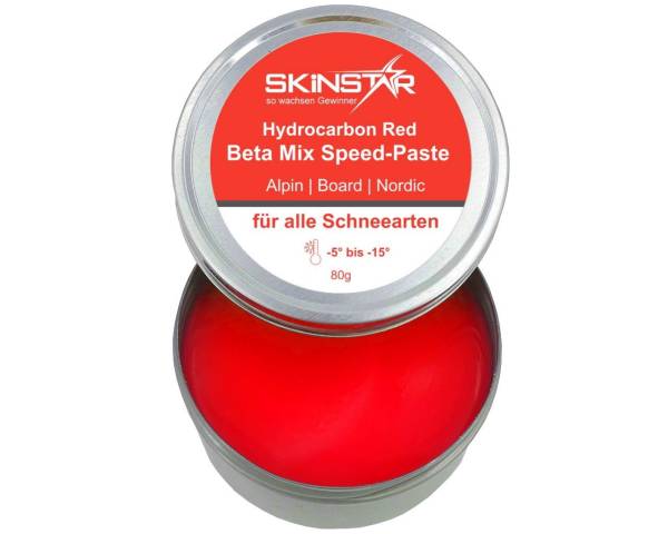 SkinStar Hydrocarbon Beta Mix red Speed-Paste Skiwax Skiwachs Rennwachs 80g SkinStar Hydrocarbon Beta Mix red Speed-Paste Skiwax Skiwachs Rennwachs 80g von WassersportEuropa