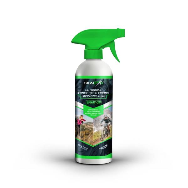 SkinStar Outdoor & Funktionskleidung Spray-On Imprägnierung 500ml Textile Proof von WassersportEuropa