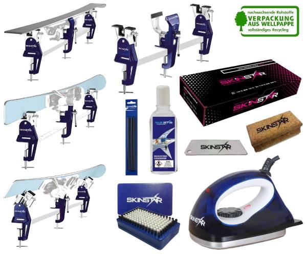 SkinStar Profi Skiwax Set 11-teilig mit Bügeleisen ALPIN NORDIC BOARD SkinStar Profi Skiwax Set 11-teilig mit Bügeleisen ALPIN NORDIC BOARD von WassersportEuropa
