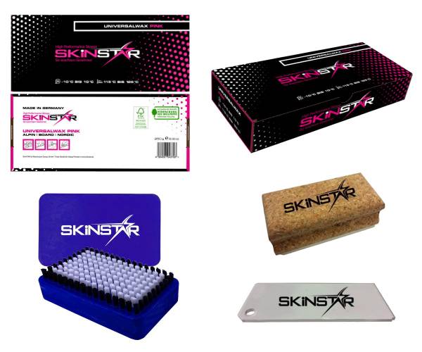 SkinStar Skiwachs-Starter Set 4-teilig Universal Wax - Alpin + Nordic + Board SkinStar Skiwachs-Starter Set 4-teilig Universal Wax - Alpin + Nordic + Board von WassersportEuropa