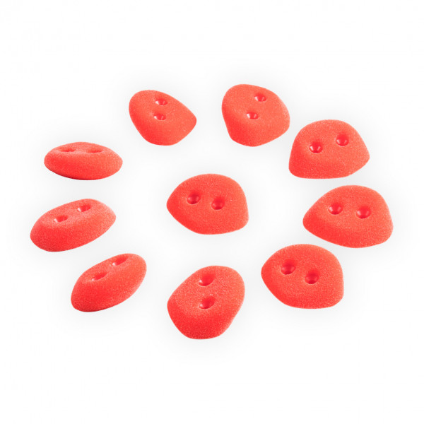 Wataaah - Dojo Foot 2 - Klettergriffe weiß/rot Wataaah - Dojo Foot 2 - Klettergriffe weiß/rot von Wataaah