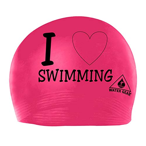 Water Gear Latex-Badekappe für Erwachsene – langlebig und flexibel Unisex Nicht wasserdicht – ideal für Kurze und Lange Haare – verbessern Sie Ihre Leistung – Triathlon-Schwimmer und Sportler – Pink Water Gear Latex-Badekappe für Erwachsene – langlebig und flexibel Unisex Nicht wasserdicht – ideal für Kurze und Lange Haare – verbessern Sie Ihre Leistung – Triathlon-Schwimmer und Sportler – Pink von Water Gear