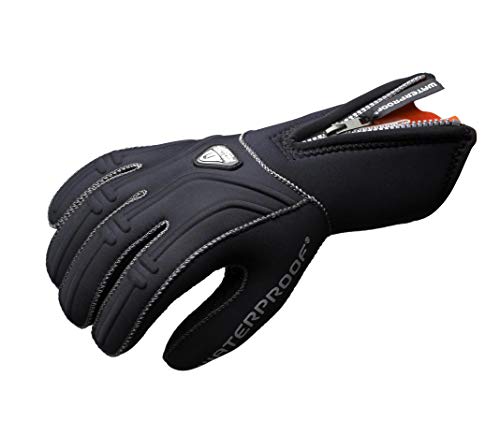 Waterproof Tauchhandschuh G1 3mm 5-Finger mit Reissverschluss Größe XL von Waterproof